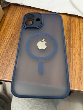 Navy Blue Magnetic Frosted iPhone Case